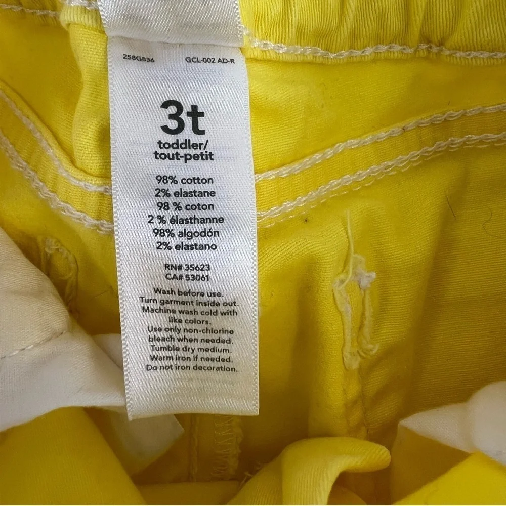 Carter - Girl's Shorts - 2 Pack - 3T - Yellow and Orange